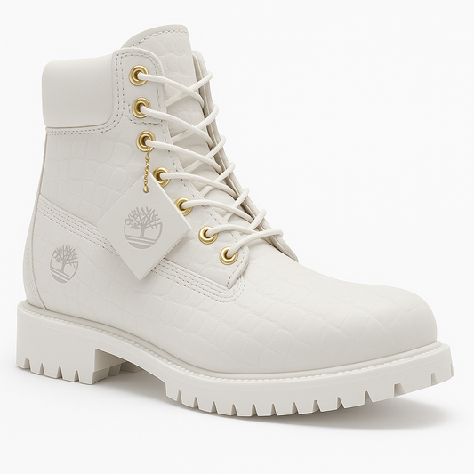 White Timbers Crokdile leather