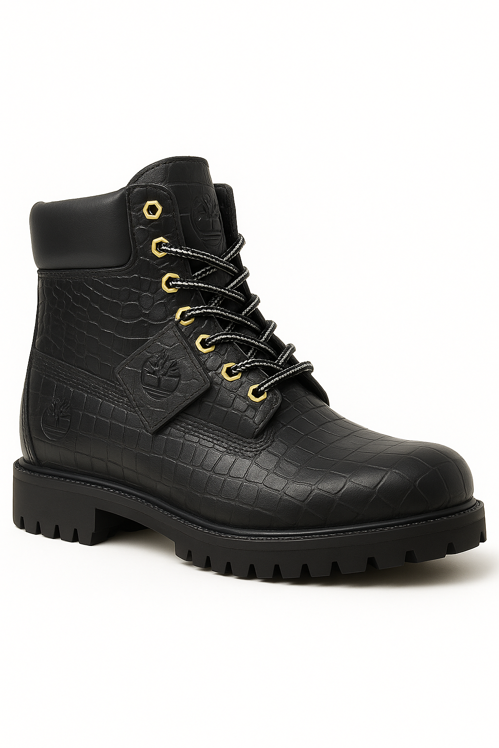 BLACK Timberland CROKDILE  Leather