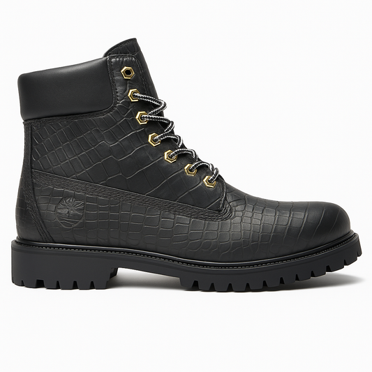 BLACK Timberland CROKDILE  Leather